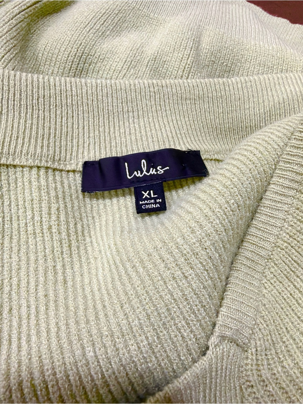Lulu's Light Sage Green Cropped Ribbed Button Cardigan - Picture 3 of 5